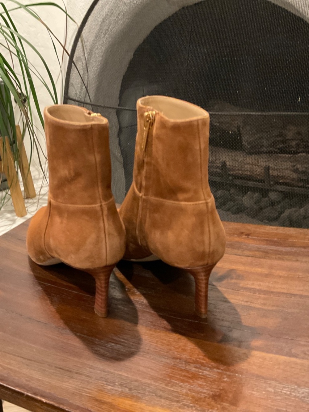 Veronica Beard Kelby Ankle Bootie Hazelwood Suede Size 7 - Picture 3 of 8